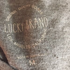 Lucky Brand Tops - Lucky Brand Gray Hamsa Hand Tee Size Medium Lucky Brand Tops - Lucky Brand Gray Hamsa Hand Tee Size Medium